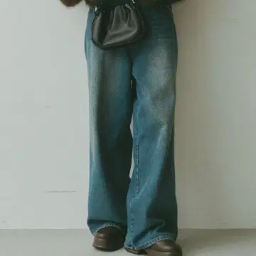 Kastane 스터드 데님 팬츠 블루 사이즈 0