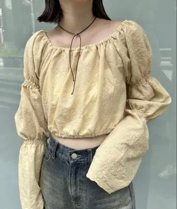 mystic mline 빈티지 백리본 블라우스