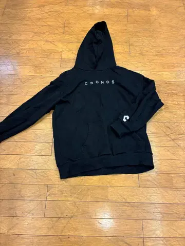 CRONOS 블랙 후드티 M