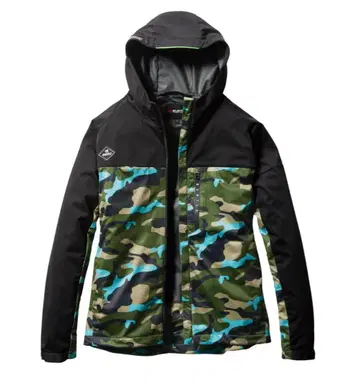 BURTLE 바틀 3230 터콰이즈 M 사이즈 방한 스트레치 후드티