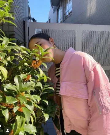 SeaRoomlynn 오버 사이즈 BIG 포켓 MA-1 블루종 핑크