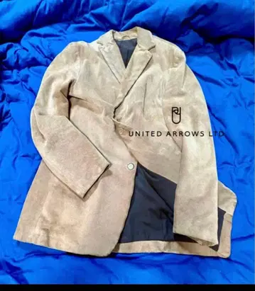 유나이티드 애로우즈 이탈리아제 스웨이드 테일러드 자켓