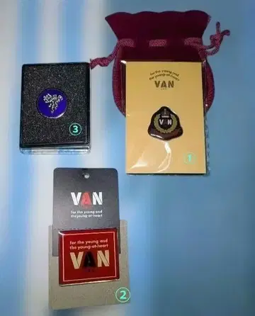 VAN JACKET 핀 배지  라펠 핀 (낱개 판매 불가)