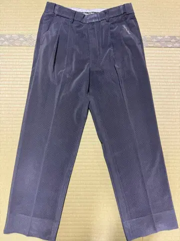 골든 베어 네이비 컬러 슬랙스 곰 자수 골프웨어