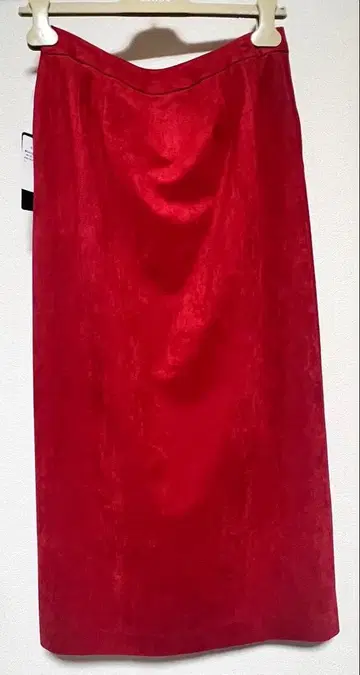 레드 스커트 M 사이즈 슬릿 포함