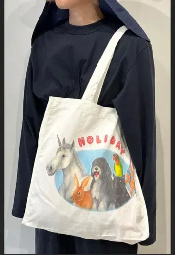 홀리데이 토트 에코백 토트백