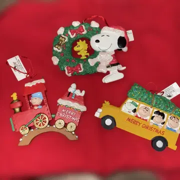 스누피 크리스마스 오너먼트 세트 KURT'S ADLER