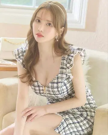 JEWELS / 트위드 미니 드레스