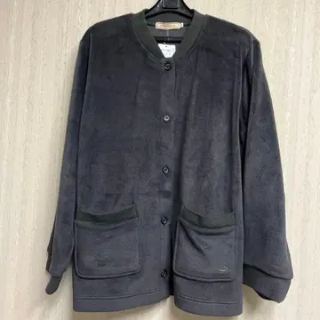 CROCODILE 다크 그레이 플리스 자켓