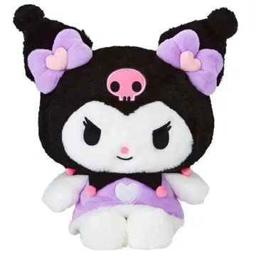 산리오 원포인트 하트 시리즈 봉제 인형 L 쿠로미