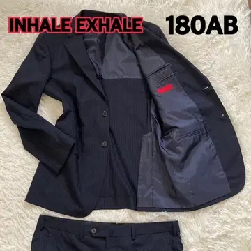 INHALE EXHALE 스트라이프 비즈니스 정장 180AB