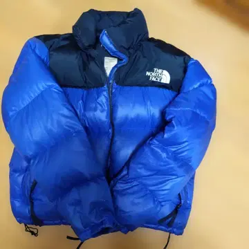 90s THE NORTH FACE 다운 눕시 M 파랑/블랙