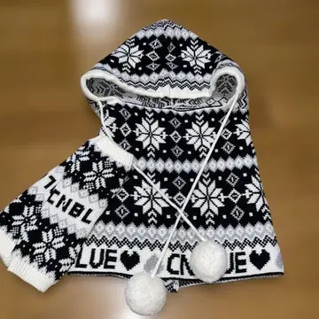 CNBLUE 눈꽃 패턴 니트 세트