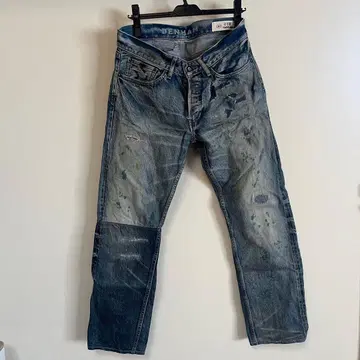 DENHAM 데미지 가공 데님