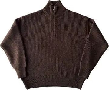 Comfortable reason half zip knit