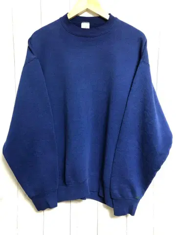 90s USA MUNSINGWEAR 맨투맨 XL 무지 블루 s10