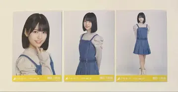 노기자카46 브로마이드 마스다 미리온 데님 원피스 3종 컴프