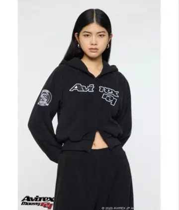 avirex moussy 플리스 후디