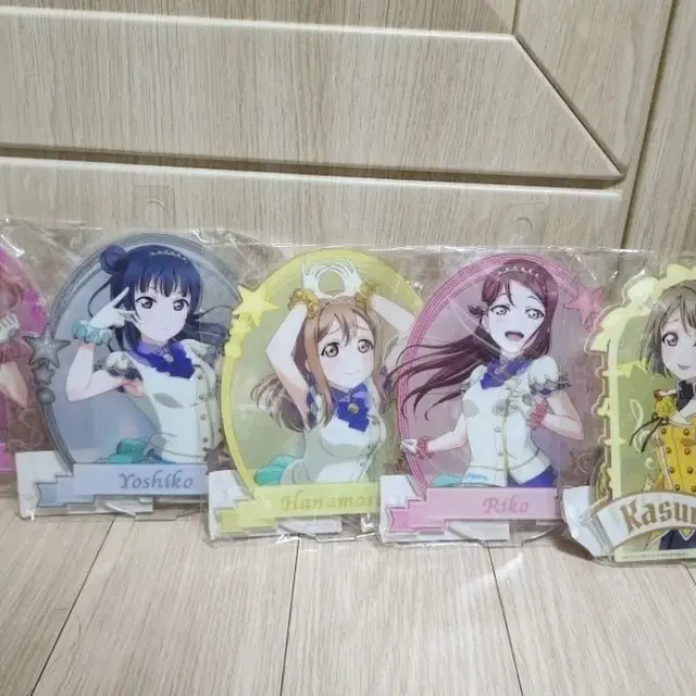 러브라이브 아크릴스탠드 5종 미개봉 일괄