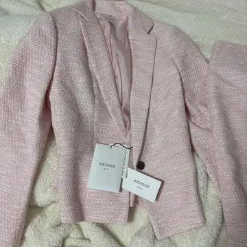 JOCONDE ROYAL 핑크 트위드 수트