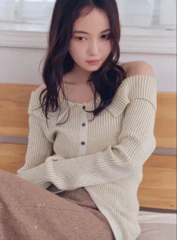 [ 새상품 ] Andequal glitter lib knit