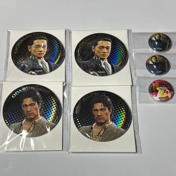 용과 같이 용과 같이0 타치바나 키류 오다 캔뱃지 묶음 판매 세트