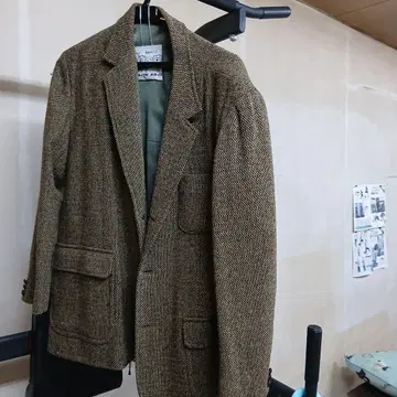 버트 퓰리처 트위드 자켓 L