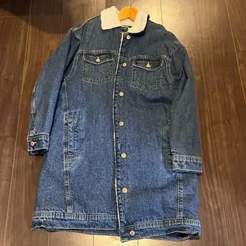 ZARA 보아 데님 롱 코트