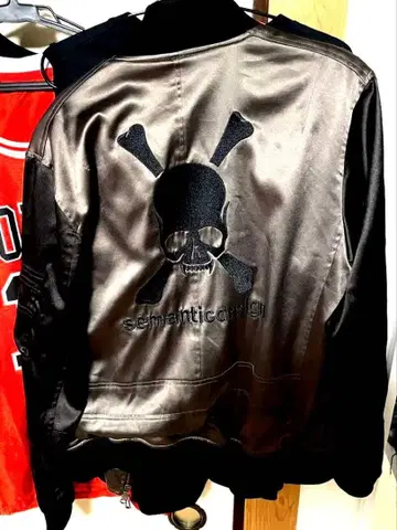 semantic design 스컬 자수 자켓 L 사이즈