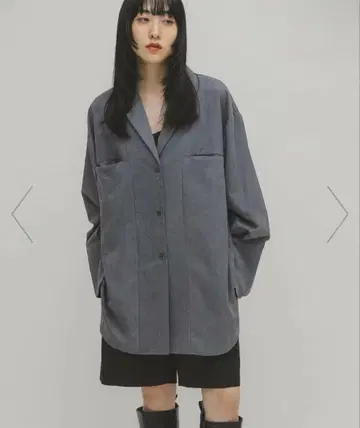 KBF 피치 스킨 BIG 셔츠 그레이