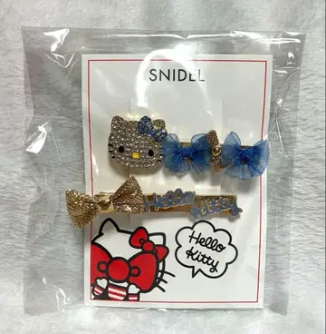 헬로키티 스나이델 헤어핀 세트 미개봉