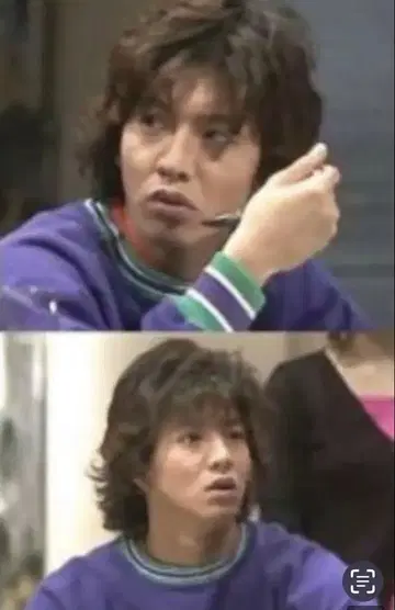 챔피온 기무라 타쿠야 착용 모델 M 90s 보라색 맨투맨