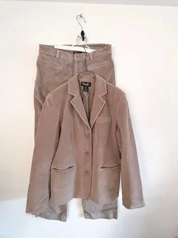 Rafaella 베이지 코듀로이 셋업 실측치수 참조