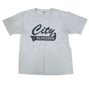 구제 의류/L 80s 빈티지 러셀 T셔츠 멜란지 그레이 USA제