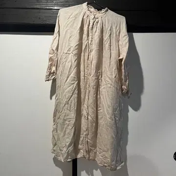 nest Robe 스탠드 프릴 셔츠 원피스