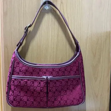 [ 23구 ] 와인 레드 나일론 핸드백