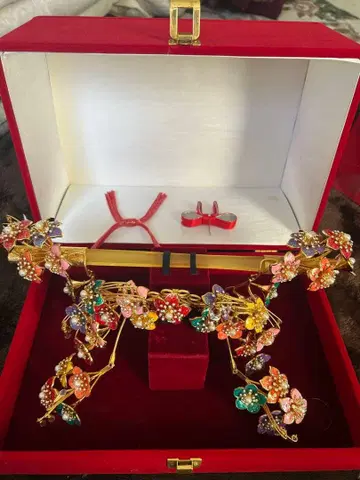 신부 헤어콤 세트