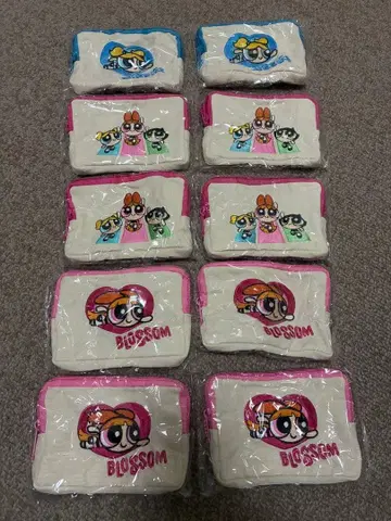 파워퍼프걸 참 포함 자수 파우치 가챠