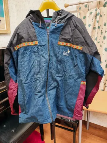 후드 부착 점퍼/블루종