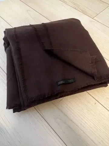 ZARA 브라운 대형 스톨 122 x 214