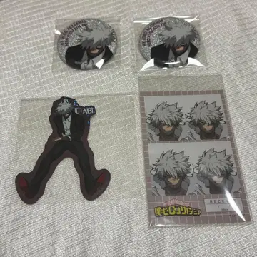 히로아카 캔뱃지 증명사진풍 스티커 홀로 스티커 다비