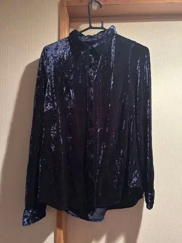 벨로아 셔츠 블루