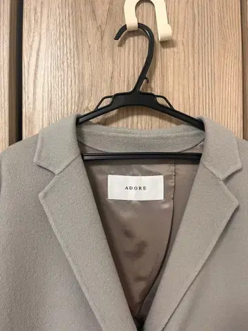 ADORE 그레이 롱 코트