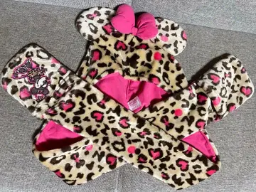 미니 마우스 레오파드 무늬 캡