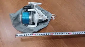 시마노 바이오 마스터 XT 화이트 스피닝 릴 파랑 라인 수납 봉투 포함