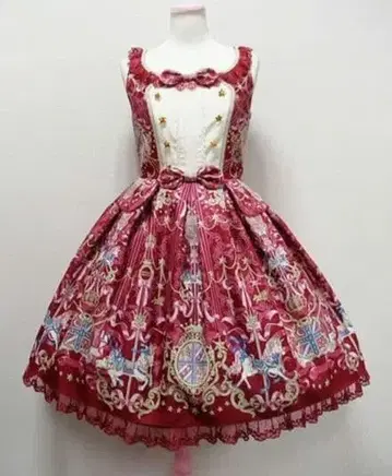 angelic pretty 엘리자베스 유니콘 베스트 오버롤 스커트