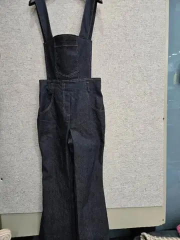 다크 데님 오버롤