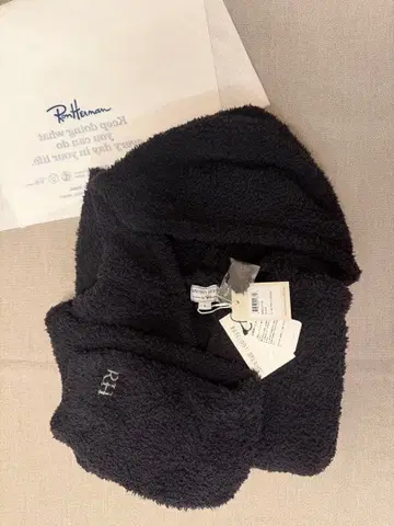 새상품 론 헤르만 x 베어풋 드림 후드티 블랙