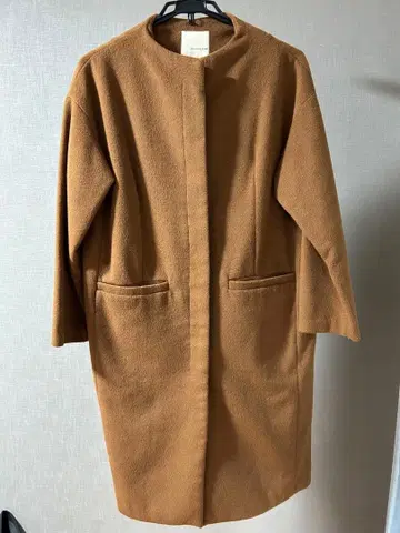 MELROSE CLAIRE 브라운 롱 코트