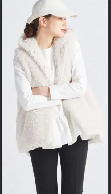 yori 푸들 후드 베스트